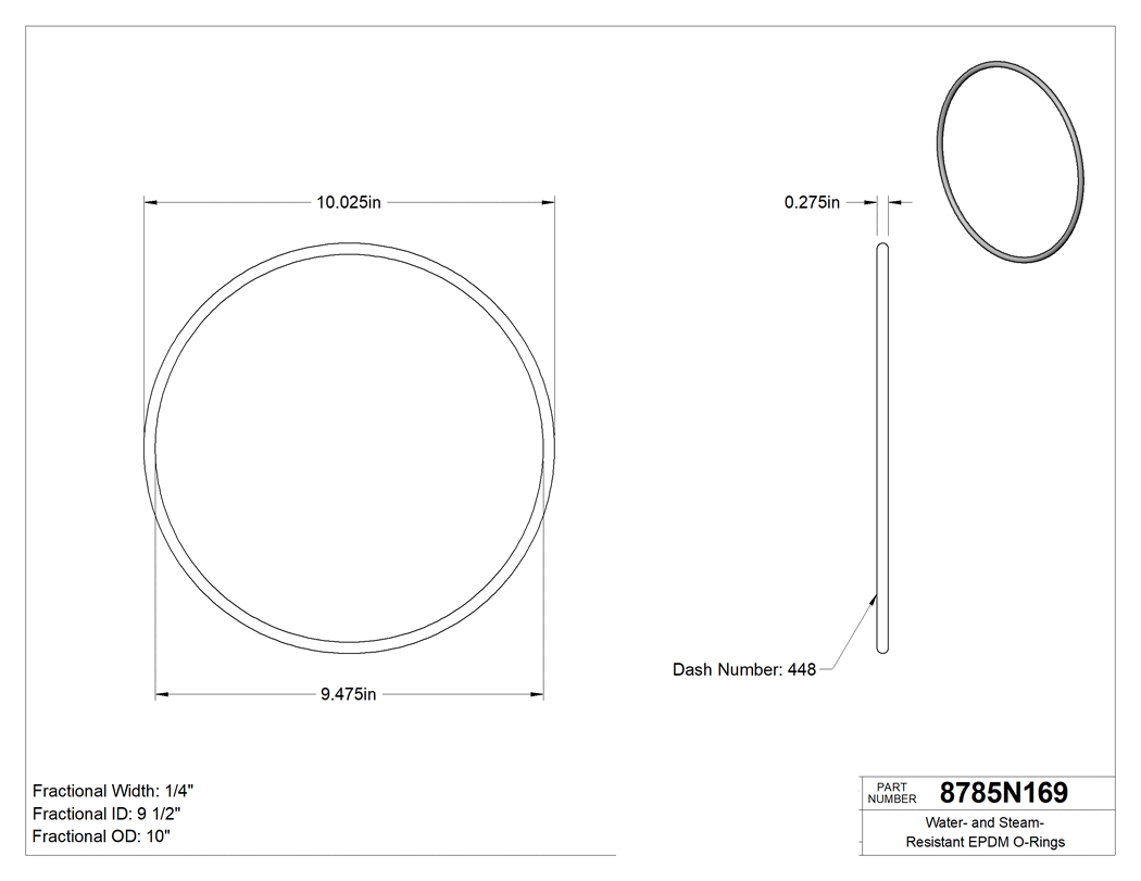 Technical drawing - 8785N169